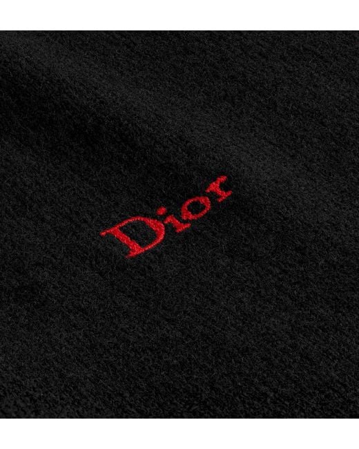 Dior Black Sweater With Embroidery for men