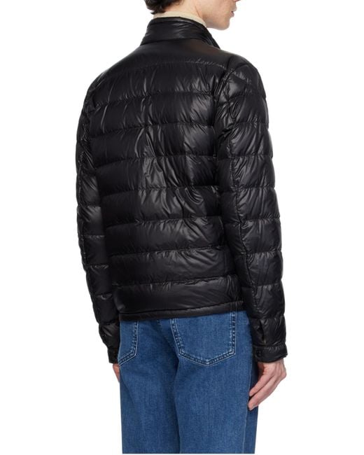 Moncler Black Acorus Short Down Jacket for men