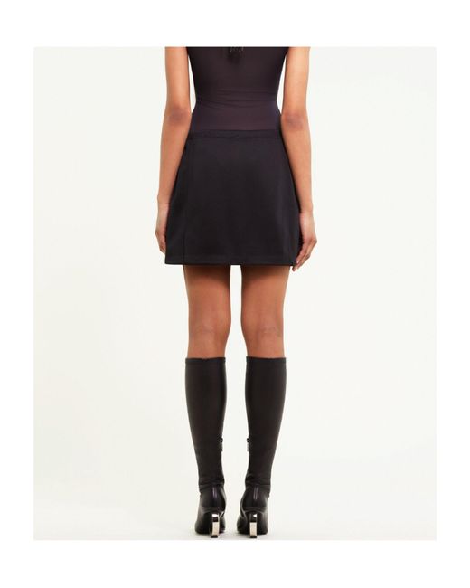 Courreges Black Courrèges Interlock Mini Skirt