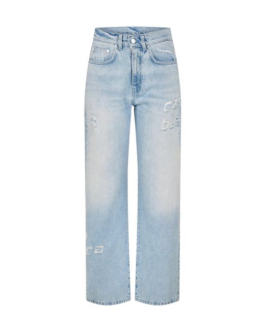Casablanca Blue Belt-Loop Jeans