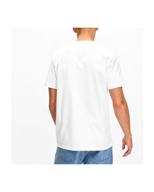 Calvin Klein White Lightweight Short Sleeve T-Shirt for men