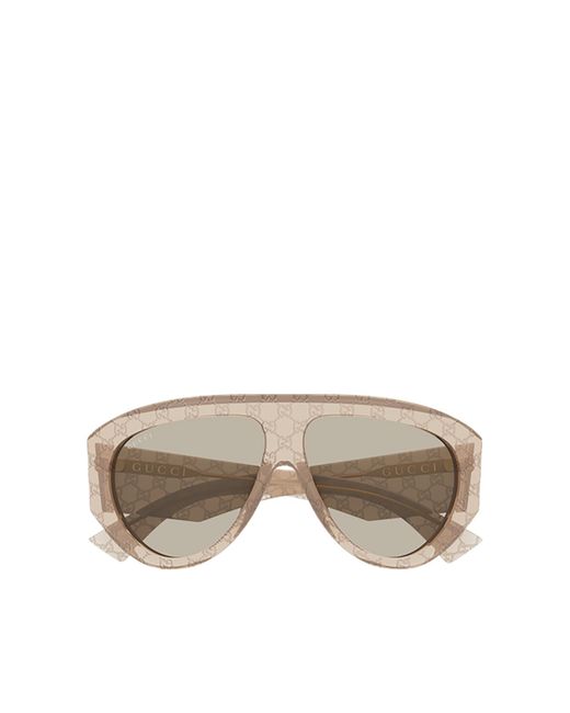 Gucci Multicolor Eyewear Pilot Frame Sunglasses for men