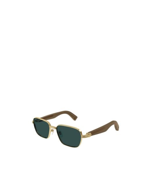 Cartier Green Square Frame Sunglasses for men