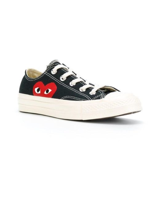 COMME DES GARÇONS PLAY White Comme Des Garcons Play X Converse Printed Casual Trainers for men