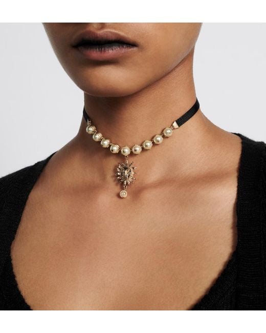 Dior Multicolor Toile De Jouy Soleil Choker