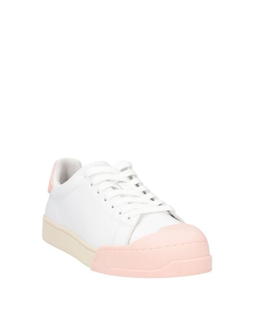 Marni White Low-Top Casual Shoes
