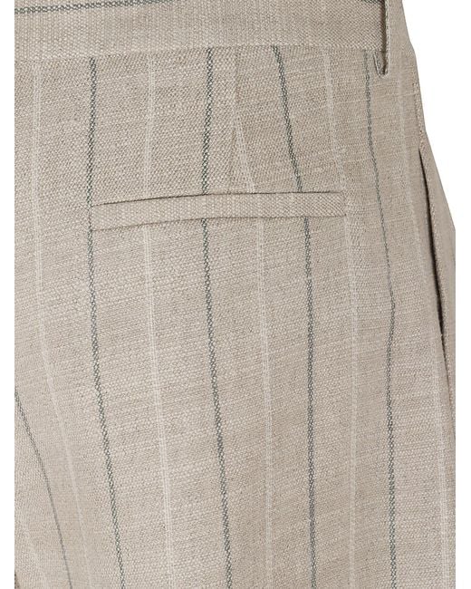 Antonelli Gray Belt Loop Shorts
