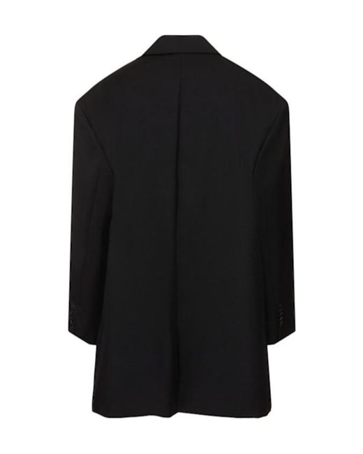 Wardrobe NYC Black Double Breasted Coat