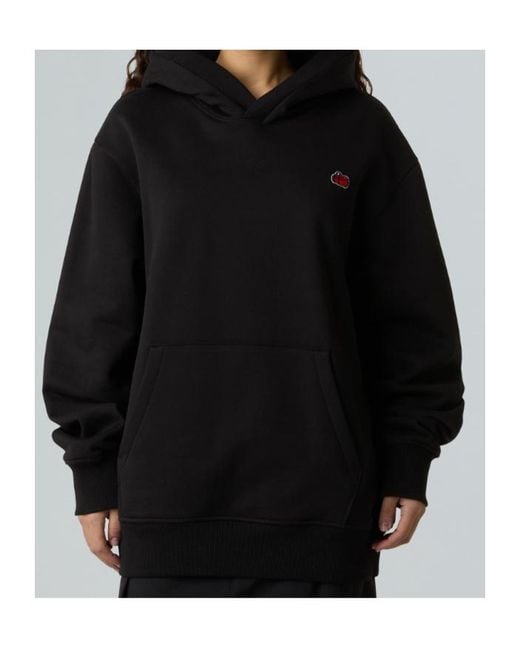 The North Face Black Long-Sleeve Logo Detail Hoodie for men