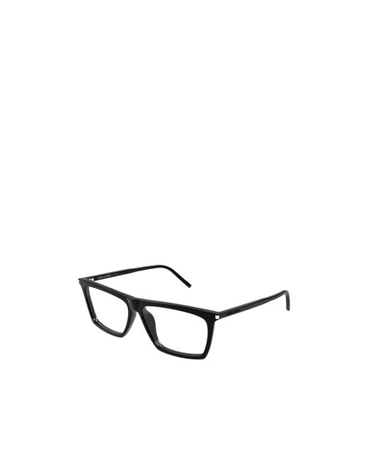 Saint Laurent White Eyewear Rectangle Frame Sunglasses for men