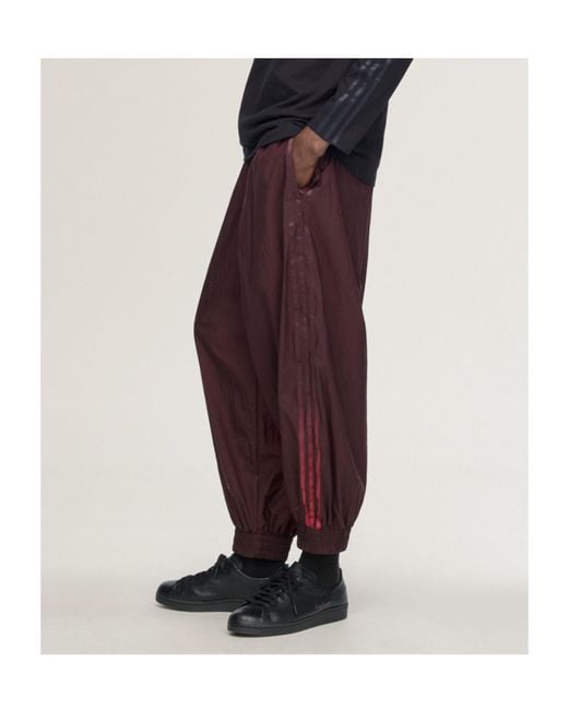 Y-3 Purple Gradient 3-Stripes Track Pants for men
