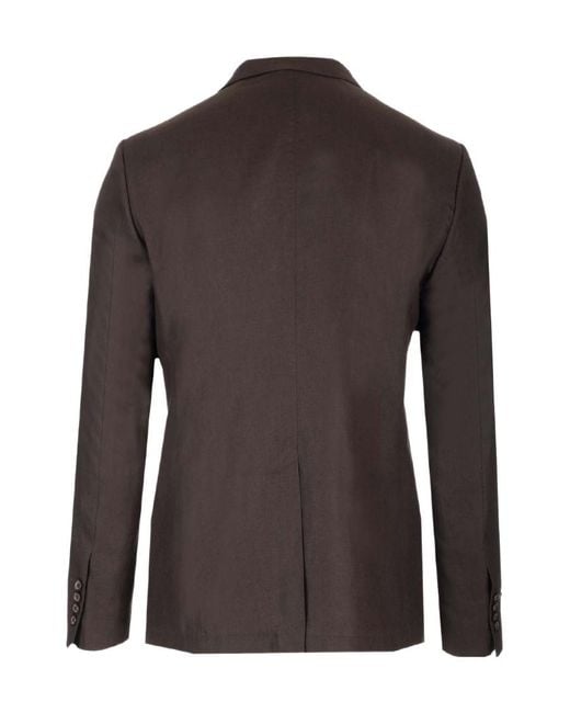 Dolce & Gabbana Black Roma Double-Breasted Blazer for men
