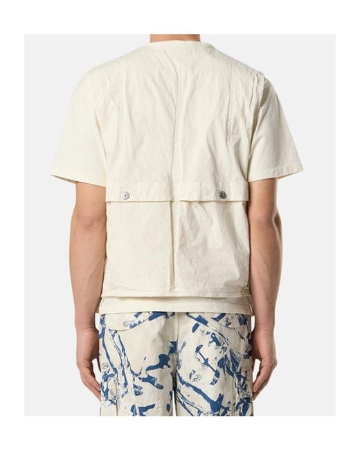Stone Island Natural Logo-Patch Gilet for men
