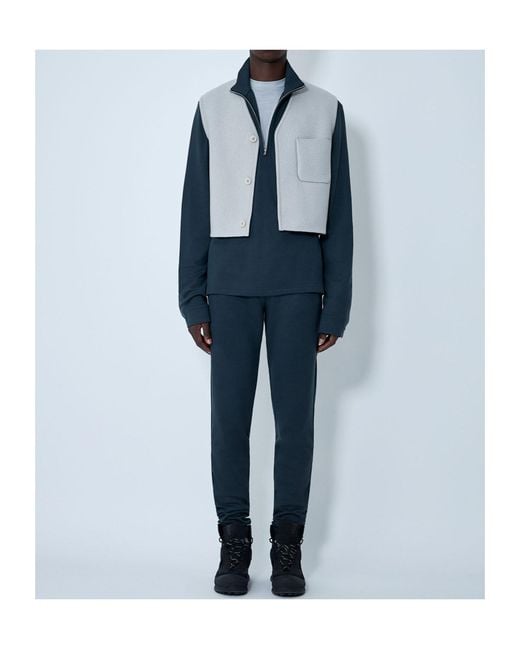 Rier Blue Walker City V-Neck Gilet for men