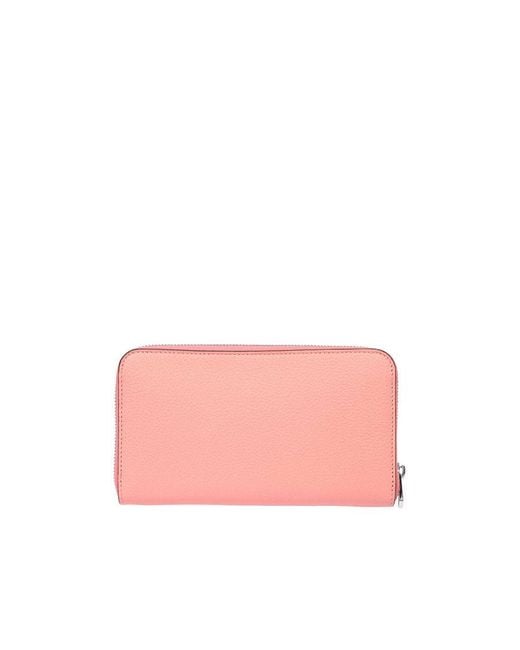 Ferragamo Pink Logo Wallet