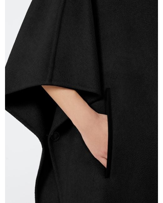 Max Mara Black Long Cape