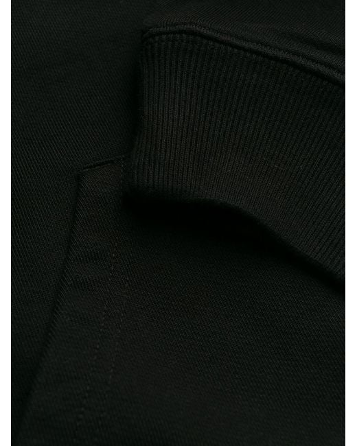 Off-White c/o Virgil Abloh Black Dropping Heart Logo Print Hoodie