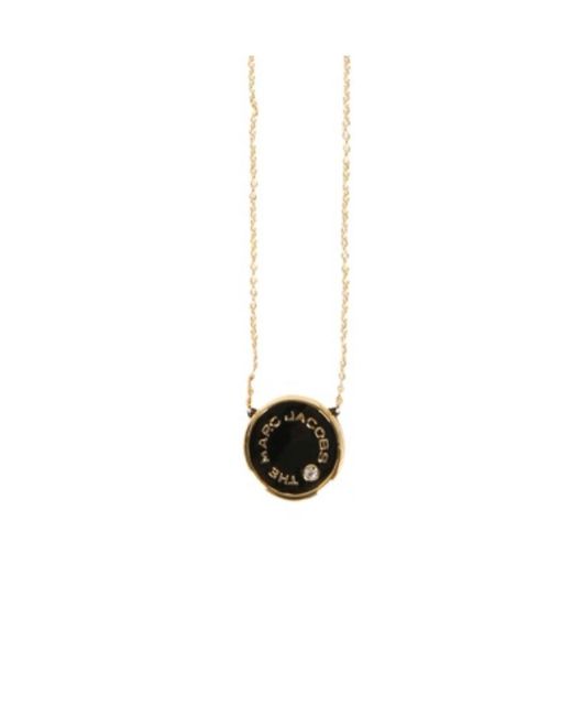 Marc Jacobs White The Medallion Pendant Necklace