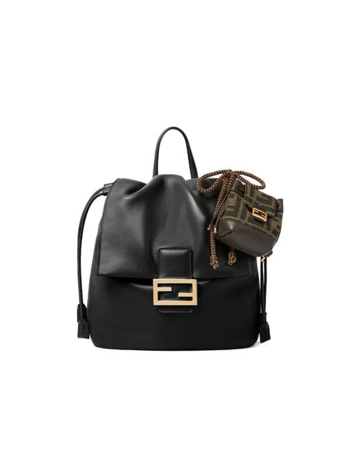 Fendi Black Nano Backpack Charm