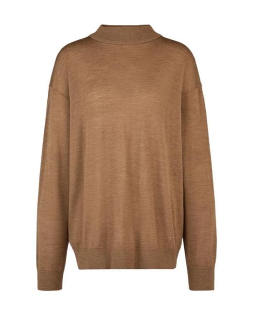 Tod's Brown Round-Neck Pullover