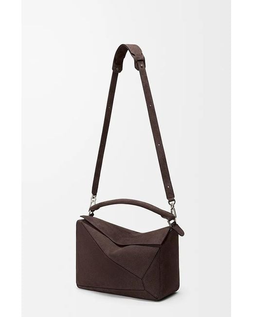 Loewe Brown Large Puzzle Tote Bag for men