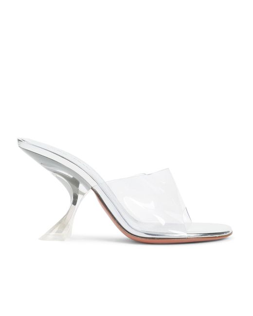 AMINA MUADDI White Taylor Glass Slipper 90 Pvc