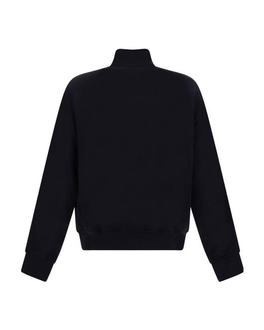 DSquared² Blue Logo Printed Zip-Up Sweatshirt for men