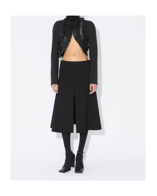 Alaïa Blue Alaïa Slit Skirt