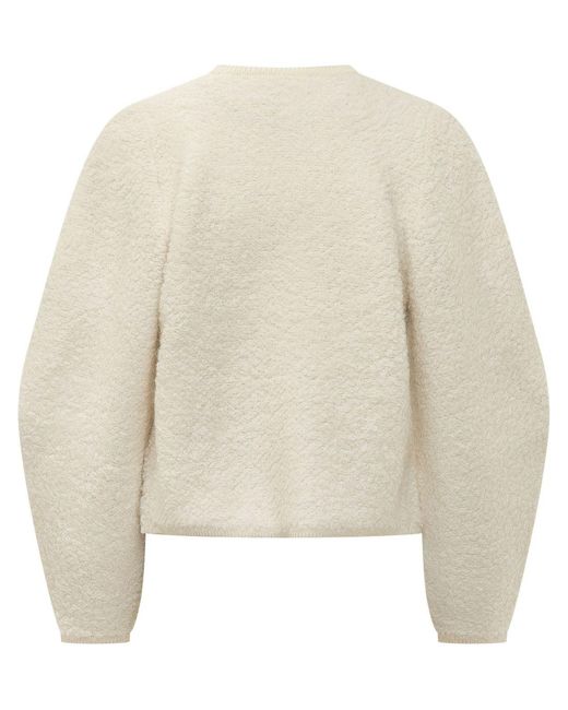 Ba&sh Natural Fida Textured Cardigan
