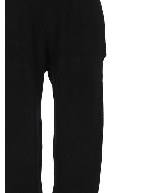 Entire studios Black Ribbed Knit Pants for men