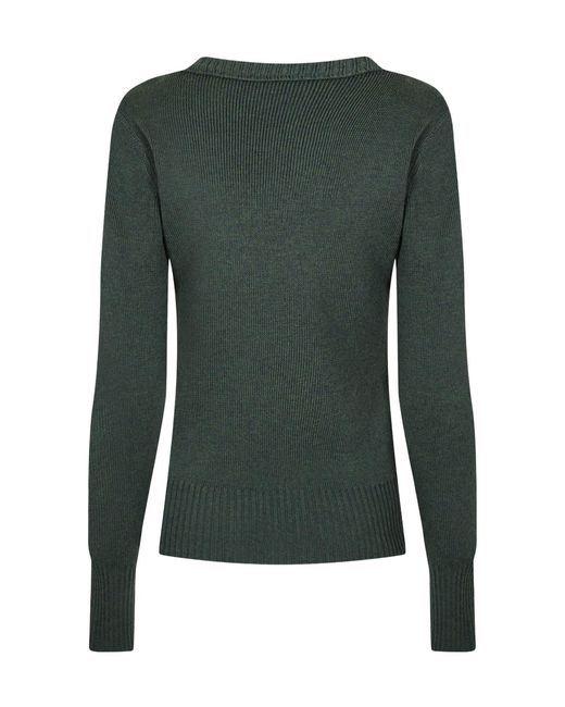 Chloé Green Elegant Knitted Sweater