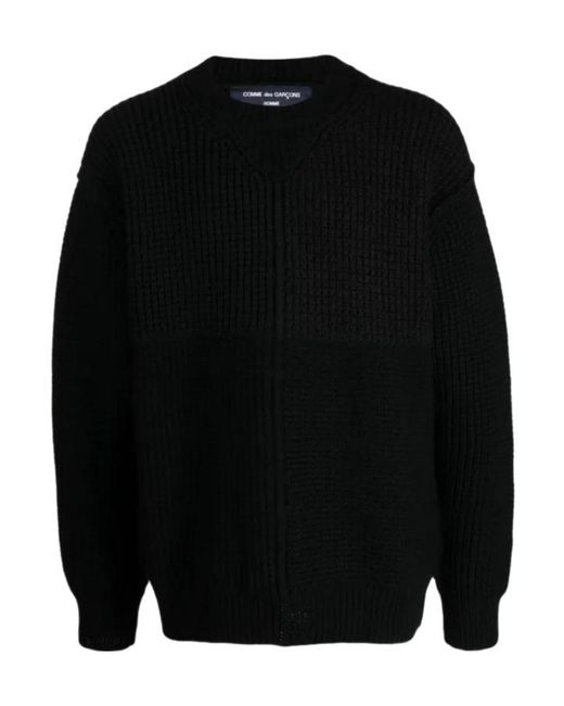 Comme des Garçons Black Crew Neck Sweater for men