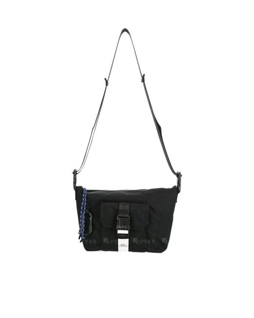 A.P.C. White Single Shoulder Crossbody Bag for men