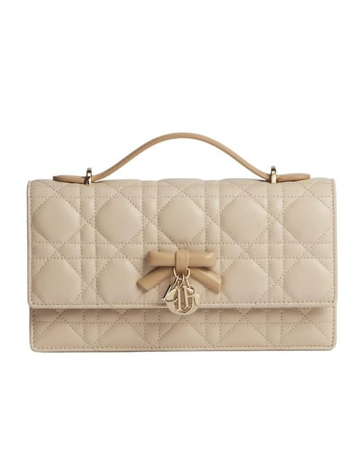 Dior Natural Flap Shoulder Bag