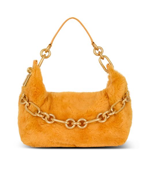 Balmain Orange Medium Sync Bag