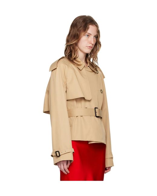 Stella McCartney Red Cropped Short Windbreaker for men