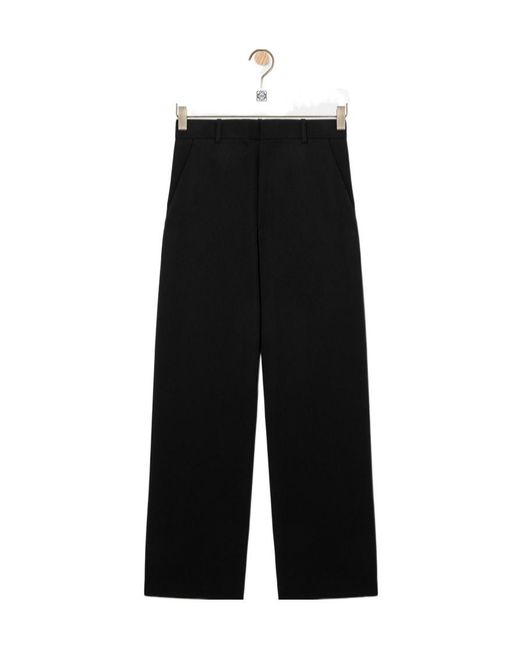 Loewe Black Straight-Leg Casual Pants for men