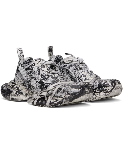 Balenciaga White 3Xl Lace-Up Sneaker for men