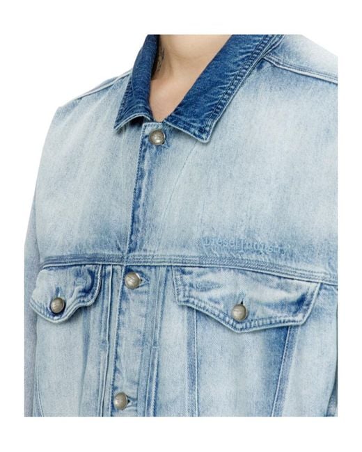 DIESEL Blue D Denver Fsi Denim Jacket for men