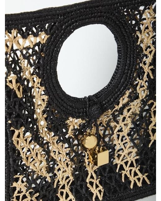 Jacquemus Black The Spiaggia Small Square Bag