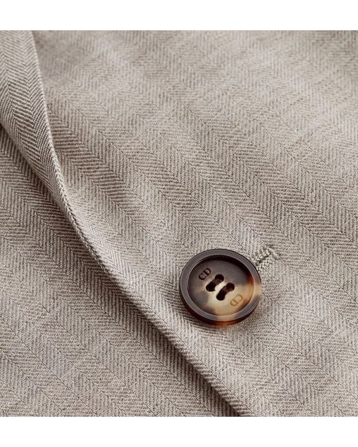 Dior Gray Single-Breasted Jacket for men