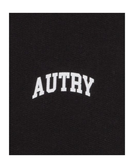 Autry Black Logo Polo Sweatshirt for men