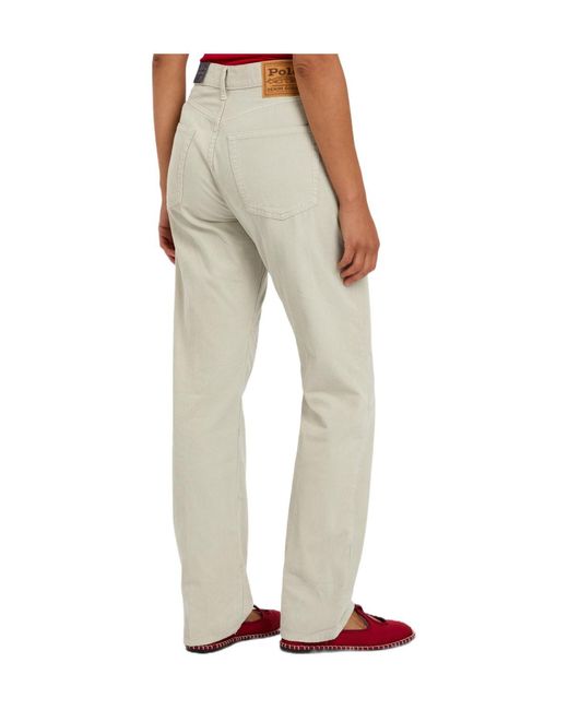 Polo Ralph Lauren Natural Straight-Leg Corduroy Trousers