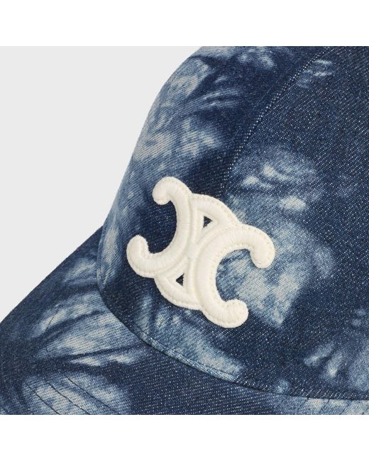Céline Blue Triomphe Baseball Cap
