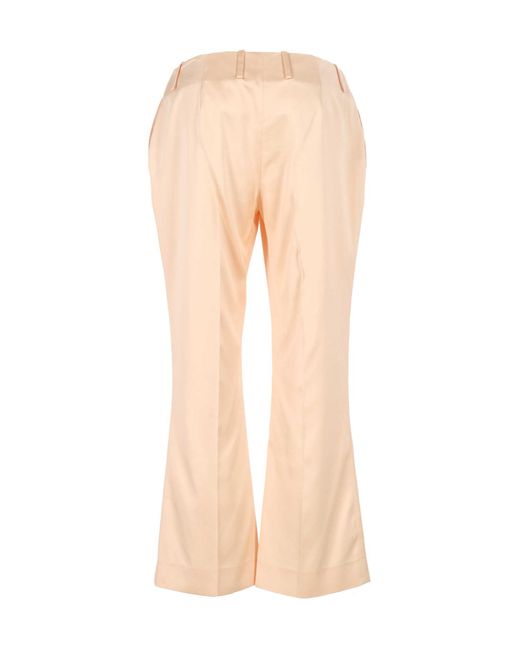 Ermanno Scervino Natural Flared Trousers
