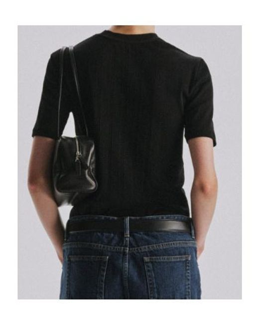 The Row Black Etina T-Shirt