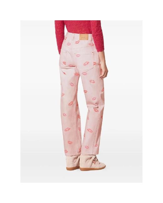 Isabel Marant Pink Brinsa Pants