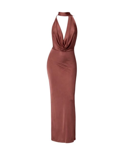 Amazuìn Red Halterneck Dress