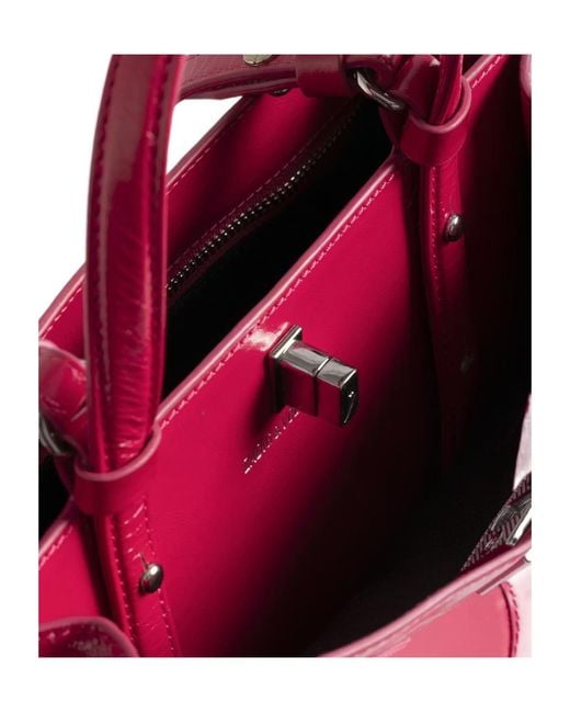 Zadig & Voltaire Red Jack Patent Nano Bag