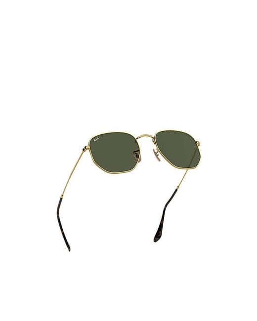 Ray-Ban Green Hexagonal Sunglasses
